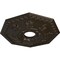 Ekena Millwork Nottingham Ceiling Medallion (Fits Canopies up to 4 5/8"), 18"OD x 3 1/2"ID x 1 1/2"P, Stone Hearth CM18NTSHF - alternate 2